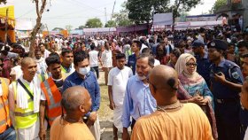 খেতুরীতে নরোত্তম দাস ঠাকুরের তিরোভাব তিথি মহোৎসবে ভক্তের ঢল