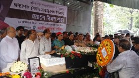 শেষযাত্রায় সহযোদ্ধাদের ভালোবাসায় সিক্ত সৈয়দ মনজুরুল ইসলাম