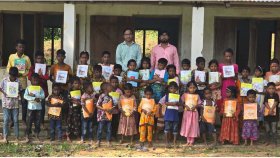 দুই বছর পর বিদ্যালয়টি আবারও চা বাগানের শিশুদের কোলাহলে মুখরিত