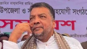 বাসের ধাক্কায় মোটরসাইকেল থেকে ছিটকে পড়ে বিএনপি নেতা নিহত