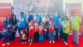 হাতিরঝিলে বিআইপি’র হাফ ম্যারাথন উৎসব অনুষ্ঠিত