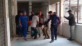 পুলিশের ফায়ারিং অনুশীলনে পথচারী গুলিবিদ্ধ