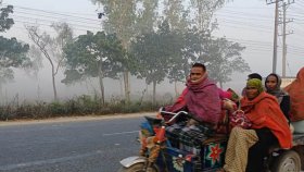 তেঁতুলিয়ায় মৌসুমে প্রথম ১০ ডিগ্রির নিচে নামলো তাপমাত্রা, হাড়কাঁপানো শীত