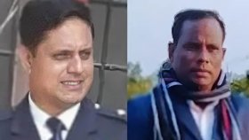 কাভার্ডভ্যানের চাপায় দুই পুলিশ কর্মকর্তা নিহত