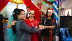 খাগড়াছড়িতে আনন্দঘন পরিবেশে বড়দিন উদযাপন