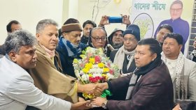 প্রার্থীর হাত ধরে বিএনপিতে যোগ দিলেন উপজেলা আ.লীগের নেতা