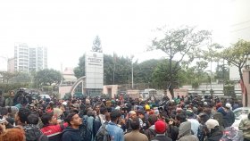 খালেদা জিয়ার মৃত্যুর খবরে এভারকেয়ারে শোকাবহ নেতাকর্মীদের ভিড়