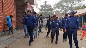 শরীয়তপুরে শতাধিক ককটেল বিস্ফোরণ, গুরুতর আহত একজন