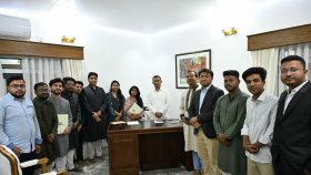 তারেক রহমানের সঙ্গে জাকসু ও গকসু ভিপির সাক্ষাৎ