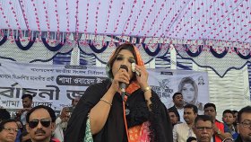 জনসভায় ভোট চাইতে গিয়ে কাঁদলেন শামা ওবায়েদ