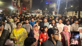 হাতিয়ায় হামলার প্রতিবাদে রাজধানীতে এনসিপির বিক্ষোভ 
