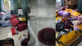 ভালুকায় স্বেচ্ছাসেবক দল নেতার বাড়িতে হামলা-লুটপাটের অভিযোগ