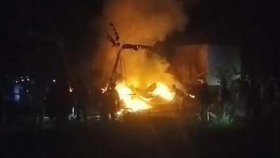 খামারে আগুন, পুড়ে মরলো গরু-ছাগল-হাঁস