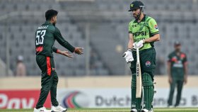 অদ্ভুত রানআউটের পর মেজাজ হারিয়েছিলেন আগা (ভিডিও)