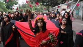 কালরাত্রি স্মরণে প্রাচ্যনাটের ‘লালযাত্রা’