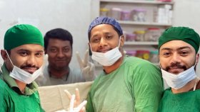 এক নারীর পেট থেকে ৮ কেজি ওজনের টিউমার অপসারণ