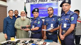 হারিয়ে যাওয়া ৮৫টি মোবাইল উদ্ধার করে ফেরত দিলো পুলিশ 