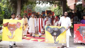 উৎসবমুখর পরিবেশে ইস্ট ওয়েস্ট ইউনিভার্সিটিতে পহেলা বৈশাখ উদযাপিত