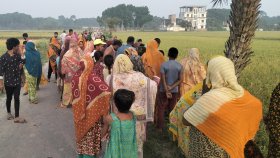 ধানক্ষেত থেকে এক ব্যক্তির মরদেহ উদ্ধার