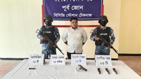 শীর্ষ মাদক কারবারি ‘ডন রাসেল’ পিস্তলসহ গ্রেফতার