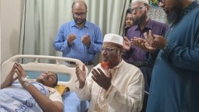 শিবির নেতা আশরাফুলকে দেখতে হাসপাতালে জামায়াত সেক্রেটারি