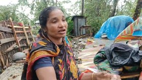 পটুয়াখালীতে কালবৈশাখীতে ঘরবাড়ি ক্ষতি, বজ্রাঘাতে ভাঙলো ডাকবাংলোর দেয়াল