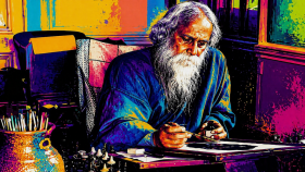 চিত্রশিল্পী রবীন্দ্রনাথ ঠাকুর 
