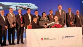 বোয়িংয়ের সঙ্গে ১৪টি উড়োজাহাজ কেনার চুক্তি করলো বিমান