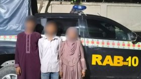 বাসে তল্লাশি করে মিললো ২০ কেজি গাঁজা, গ্রেফতার তিন