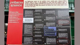 ঢাবির হলে ‘গেস্টরুমের আমলনামা’ ব্যানার টানিয়েছে ছাত্রদল