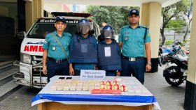 কক্সবাজার থেকে অ্যাম্বুলেন্সে ঢাকায় আসছিল ১ লাখ ৫ হাজার ইয়াবা