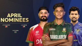 আইসিসির প্লেয়ার অব দ্য মান্থের লড়াইয়ে বাংলাদেশের নাহিদ