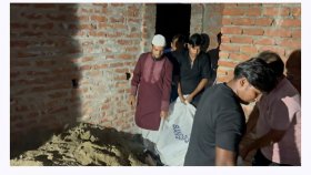 গৃহবধূকে হত্যা করে নতুন ঘরের মেঝেতে বালুচাপা