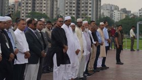 মিজানুর রহমান সিনহার জানাজা অনুষ্ঠিত, অংশ নিলেন প্রধানমন্ত্রী
