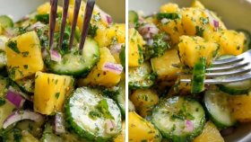 আনারস-শসার সালাদ