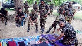 খাগড়াছড়িতে দুই দলের গোলাগুলির পর অস্ত্র ও গোলাবারুদ উদ্ধার