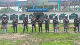 ঐতিহ্যবাহী শোলাকিয়া ঈদগাহের নিরাপত্তায় দুই প্লাটুন বিজিবি মোতায়েন