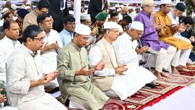 জাতীয় ঈদগাহের মোনাজাতে মজলুম মুসলিমদের সমৃদ্ধি কামনা