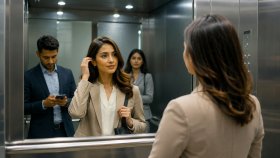 মানুষ লিফটে ঢুকেই আয়নায় তাকায় কেন?