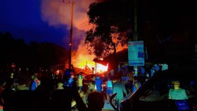 খাগড়াছড়ির বাজারে আগুনে পুড়লো ২ দোকান