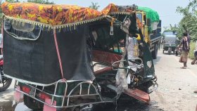 বাবা-মেয়েসহ ইজিবাইকের ৩ যাত্রী নিহত