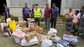ধানের গোলা ভর্তি ভারতীয় পণ্য উদ্ধার