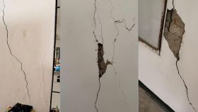 শাহজালাল বিশ্ববিদ্যালয়ে ছাত্রী হলের ভবনে ফাটল