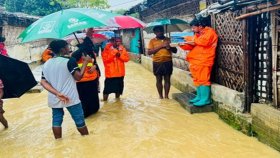 টানা ভারী বৃষ্টির কারণে ক্ষতিগ্রস্ত ১৬ হাজার রোহিঙ্গা: ইউএনএইচসিআর