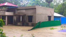 ভারী বর্ষণে মীরসরাইয়ে নিম্নাঞ্চল প্লাবিত