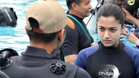 অ্যাকশন দৃশ্যে ২০ ঘণ্টা পানির নিচে রাশমিকা, গড়লেন নতুন ইতিহাস