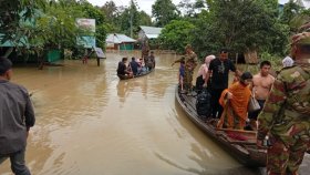 সাজেকে আটকে পড়া পর্যটকরা ফিরেছেন, রাঙামাটিতে ৩০ গ্রাম প্লাবিত