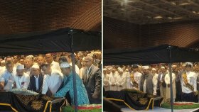 সংসদ ভবন চত্বরে সমাহিত হলেন ব্যারিস্টার জমির উদ্দিন সরকার