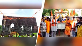ঐতিহাসিক আদিনা মসজিদের কাছে শিবলিঙ্গ স্থাপন নিয়ে উত্তপ্ত মালদহ