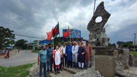 বীরশ্রেষ্ঠ হামিদুর রহমানের ভাস্কর্য ভাঙার ঘটনায় দায়ীদের বিচারের দাবি